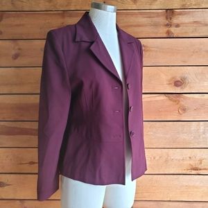 🚨🚨KATE HILL Burgundy wool suite blazer